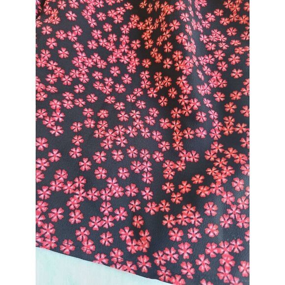 BP. Women's Floral Print Dress Small Black Graphic Blooms Long Sleeve Dress - Picture 2 of 6